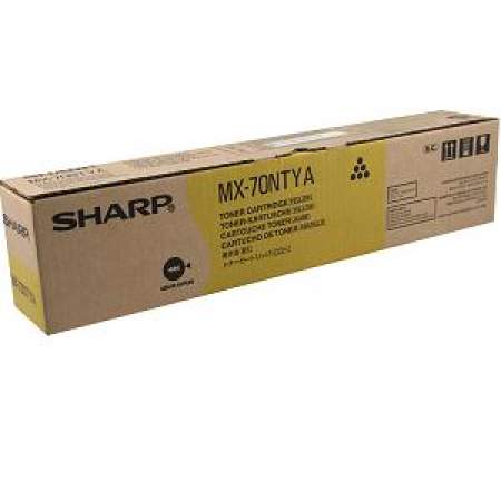 Sharp MX-70NTYA Yellow Toner Cartridge