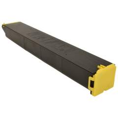 Compatible Sharp MX-61NT Laser Toner Cartridge - Yellow - 1 Each (MX61NTYA)