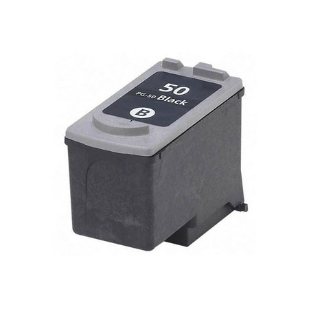 Compatible Canon 0616B002 (PG-50) High-Yield Ink, 300 Page-Yield, Black (PG50)
