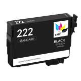 Compatible Epson T222120S (T222) Claria Ink, 165 Page-Yield, Black (T222120S)