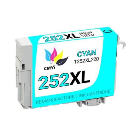 Compatible Epson T252XL220 Cyan Ink Cartridge (T252XL220)