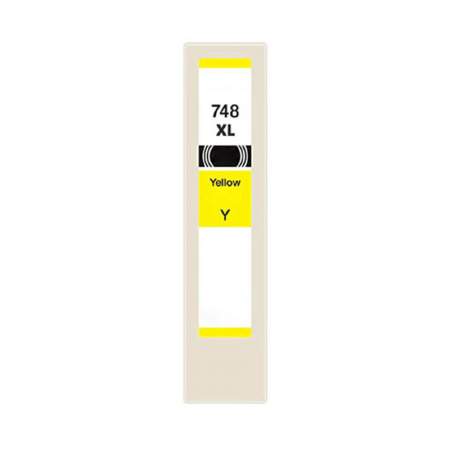 Compatible Epson T748XL420 (748XL) DURABrite Pro High-Yield Ink, 4000 Page-Yield, Yellow (T748XL420)