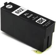 Compatible Epson T802XL120-S (802XL) DURABrite Ultra High-Yield Ink, 2,600 Page-Yield, Black (T802XL120S)