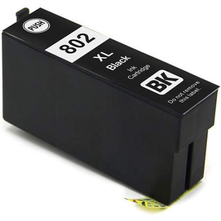 Compatible Epson T802XL120-S (802XL) DURABrite Ultra High-Yield Ink, 2,600 Page-Yield, Black (T802XL120S)