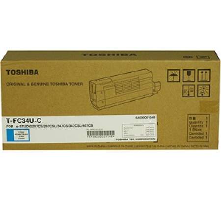 Compatible Toshiba TFC34UC Cyan Toner Cartridge (TFC34UC)