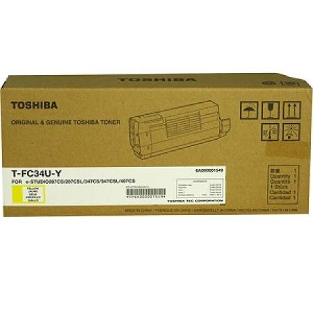 Compatible Toshiba TFC34UY Yellow Toner Cartridge (TFC34UY)