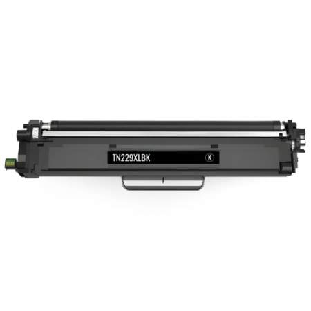 Compatible Brother TN229XL High-Yield Toner, 3,000 Page-Yield, Black (TN229XLBK)