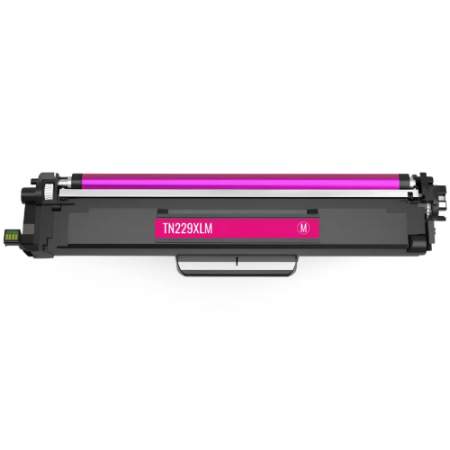 Compatible Brother TN229XLM High-Yield Toner, 2,300 Page-Yield, Magenta (TN229XLM)