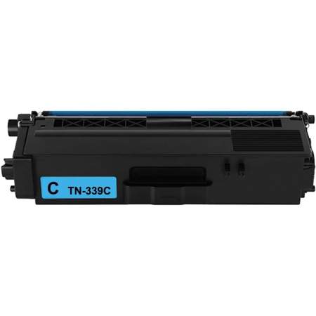 Compatible Brother TN339C Super High-Yield Toner, 6,000 Page-Yield, Cyan (TN339C)
