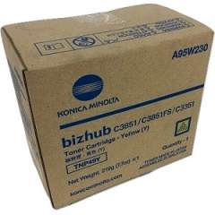 Compatible Konica Minolta TNP49Y Yellow Toner Cartridge (TNP49Y)