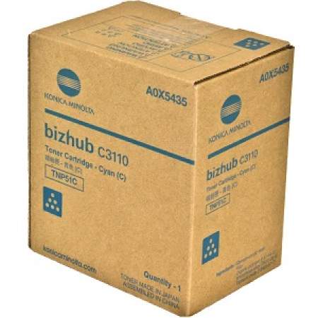 Konica Minolta TNP51C Cyan Toner Cartridge
