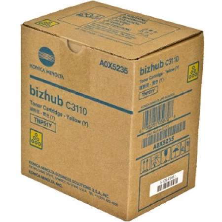 Konica Minolta TNP51Y Yellow Toner Cartridge