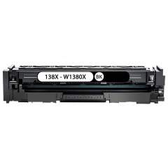 Compatible HP 138X, (W1380X) High-Yield Black LaserJet Toner Cartridge