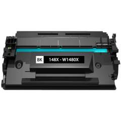 Compatible HP 148X, (W1480X) High-Yield Black LaserJet Toner Cartridge
