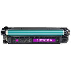 Compatible HP 212X, (W2123X) High-Yield Magenta LaserJet Toner Cartridge