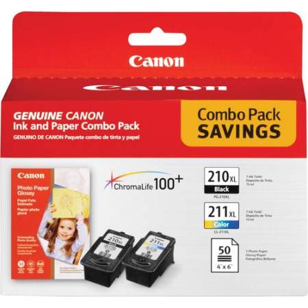 Canon PG210/CL211 Original Ink Cartridge - Color, Black