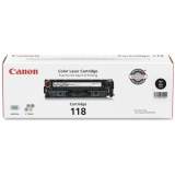 Canon Cartridge 118BK Original Toner Cartridge (CRTDG118BKVP)