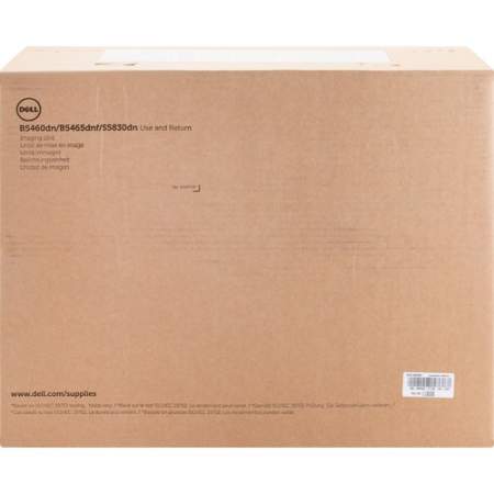 Dell 100,000-Page Imaging Drum for Dell B5460dn/ B5465dnf Laser Printers (9PN5P)