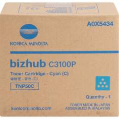 Konica Minolta TNP50C Original Toner Cartridge - Cyan (A0X5434)