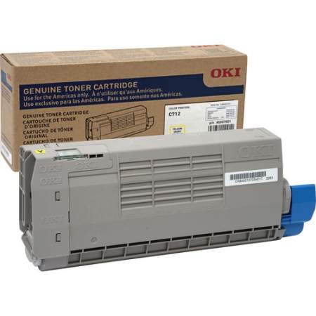Oki Original Toner Cartridge - Yellow (46507601)