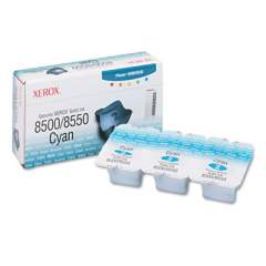 Xerox 108R00669 Solid Ink Stick, 1,033 Page-Yield, Cyan, 3/Box