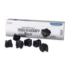 Xerox 108R00727 Solid Ink Stick, 6,800 Page-Yield, Black, 6/Box
