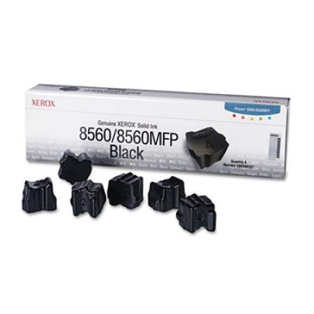 Xerox 108R00727 Solid Ink Stick, 6,800 Page-Yield, Black, 6/Box