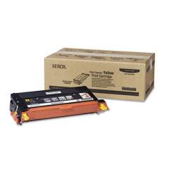 Xerox 113R00725 High-Yield Toner, 6,000 Page-Yield, Yellow