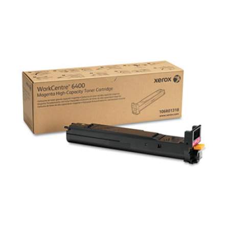 Xerox 106R01318 High-Yield Toner, 14,000 Page-Yield, Magenta