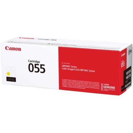 Canon 055 Original Toner Cartridge - Yellow (CRTDG055Y)