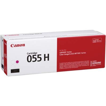 Canon 055H Original Toner Cartridge - Magenta (CRTDG055HM)