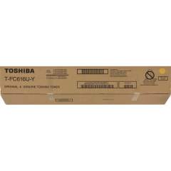 Toshiba Original Toner Cartridge - Yellow (TFC616UY)