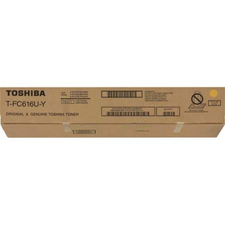 Toshiba Original Toner Cartridge - Yellow (TFC616UY)