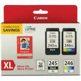 Canon PG-245 / CL-246 Original Ink Cartridge - Combo Pack - Multicolor (PG245XLCL246)