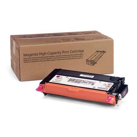 Compatible Xerox 106R01393 High-Yield Toner, 5,900 Page-Yield, Magenta (106R01393-R)