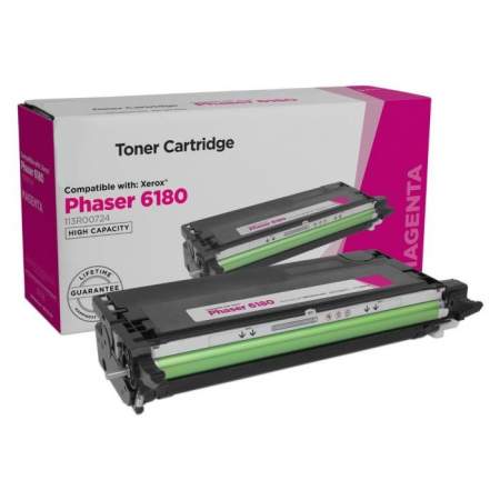Compatible Xerox 113R00724 High-Yield Toner, 6,000 Page-Yield, Magenta (113R00724)