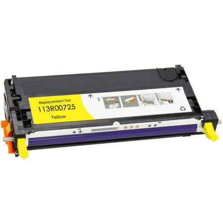 Compatible Xerox 113R00725 High-Yield Toner, 6,000 Page-Yield, Yellow (113R00725)
