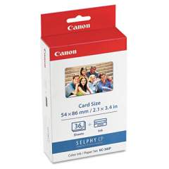 Canon 7739A001 (KC-36IP) Ink/Paper Combo, Black/Tri-Color