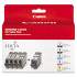 Canon 1034B010 (PGI-7/PGI-9) Ink, Black/Cyan/Magenta/Photo Black/Yellow, 5/Pack