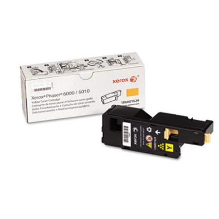 Xerox 106R01629 Toner, 1,000 Page-Yield, Yellow