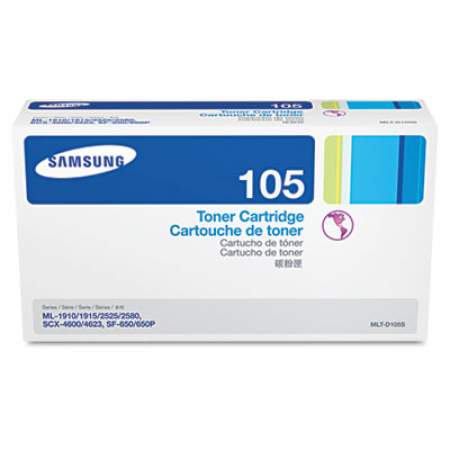 Samsung MLT-D105S (SU778A) TONER, 1500 PAGE YIELD, BLACK