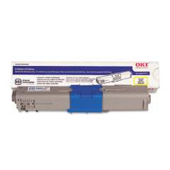 Oki 44469701 Toner, 3,000 Page-Yield, Yellow