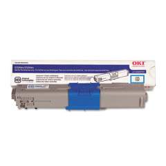 Oki 44469703 Toner, 3,000 Page Yield, Cyan