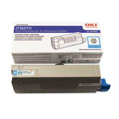 Oki 44318603 Toner, 11,500 Page-Yield, Cyan