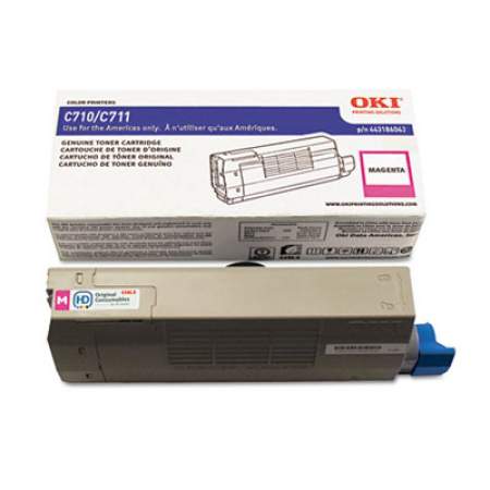 Oki 44318602 Toner, 11,500 Page-Yield, Magenta
