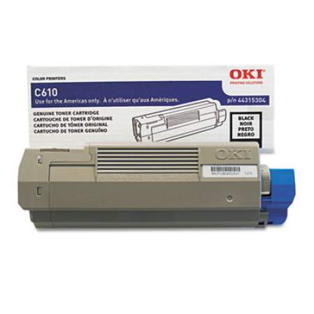 Oki 44315304 Toner, 8,000 Page-Yield, Black