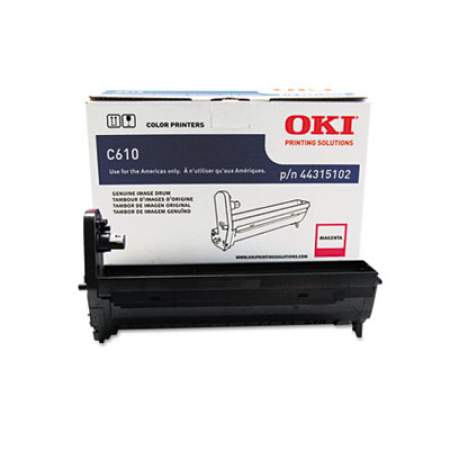 Oki 44315102 Drum Unit, 20,000 Page-Yield, Magenta