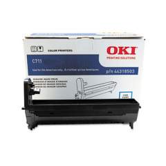 Oki 44318503 Drum Unit, 20,000 Page-Yield, Cyan