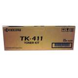 Kyocera TK411 Toner, 15,000 Page-Yield, Black