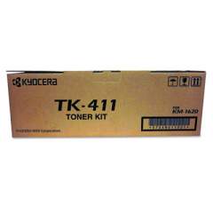 Kyocera TK411 Toner, 15,000 Page-Yield, Black